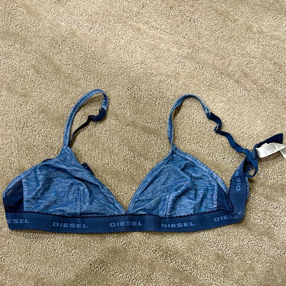 Diesel Denim Blue Bralette